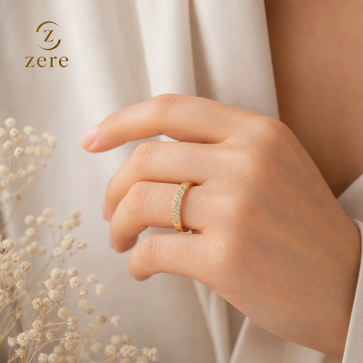 Кольцо Zere ZR010531 золото 2.15гр 19р купить,177050