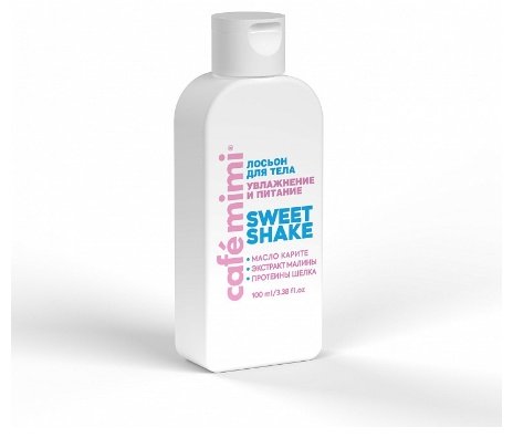Cafe Mimi Увлажнение и питание Sweet Shake лосьон для тела 100 мл купить,NaN