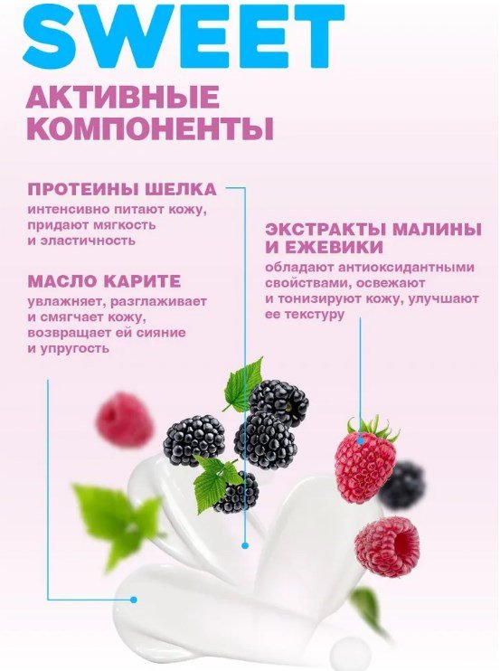 Cafe Mimi Увлажнение и питание Sweet Shake лосьон для тела 100 мл купить,NaN