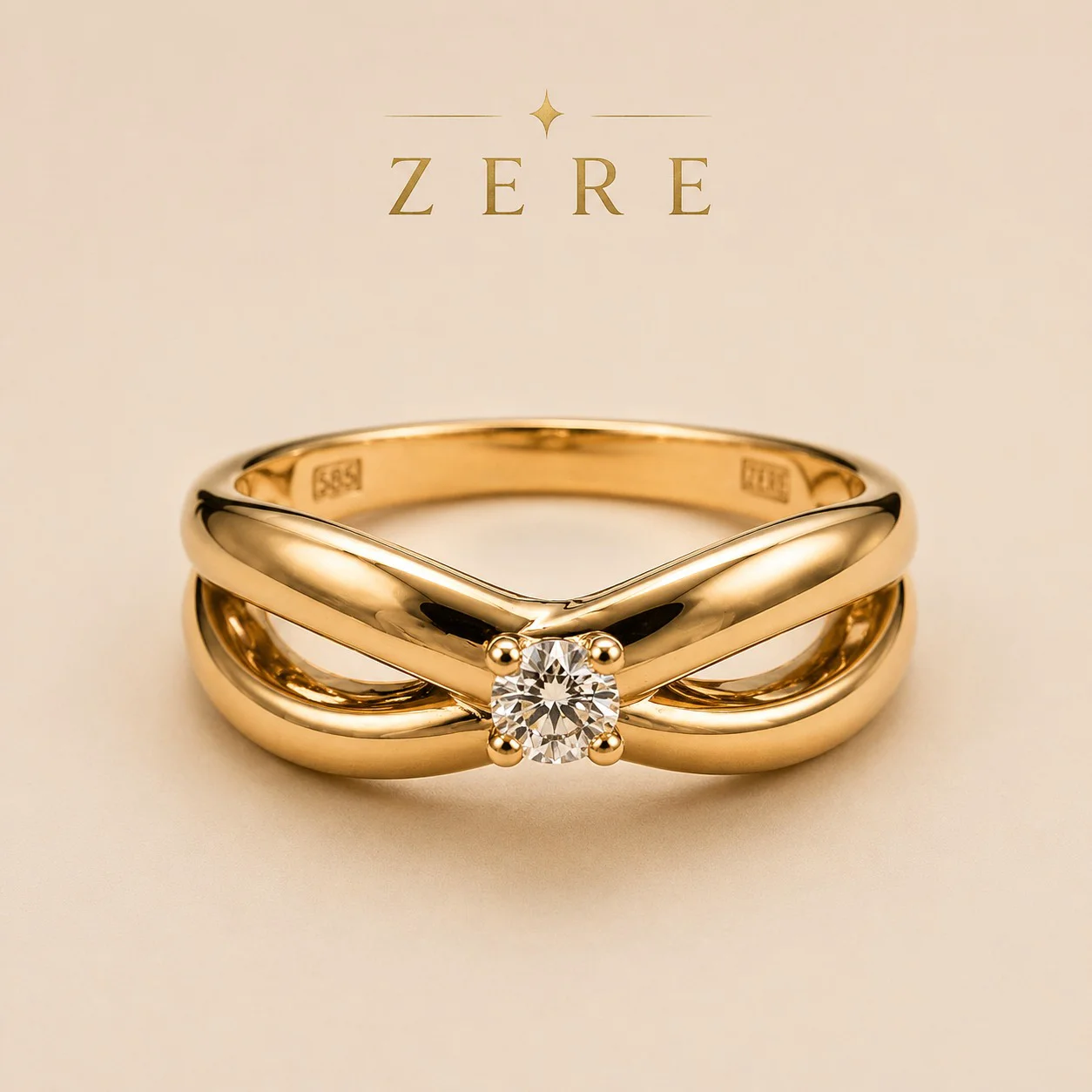 Кольцо Zere ZR010528 золото 1.05гр 19р купить,83800