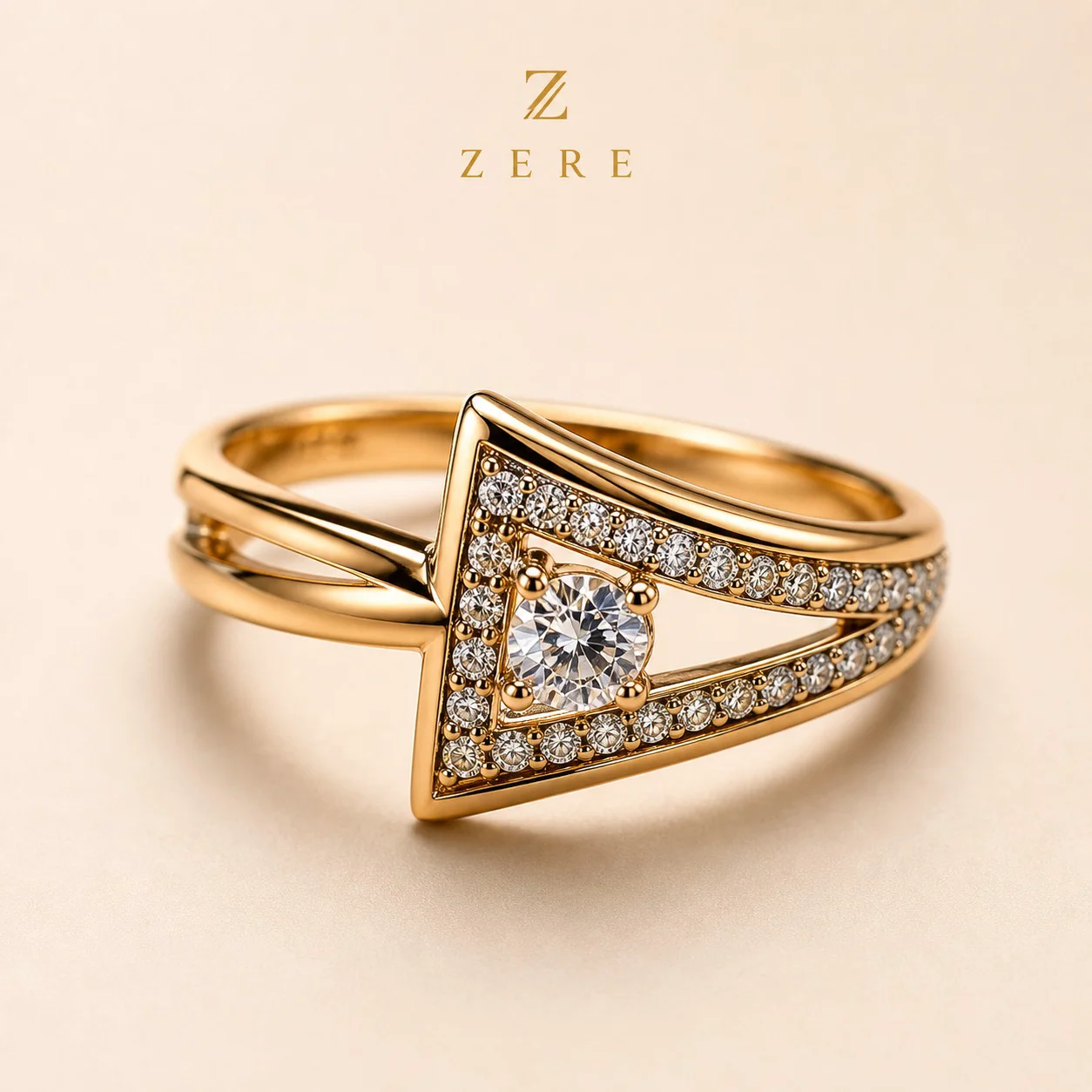 Кольцо Zere ZR010540 золото 2.07гр 19р купить,175425