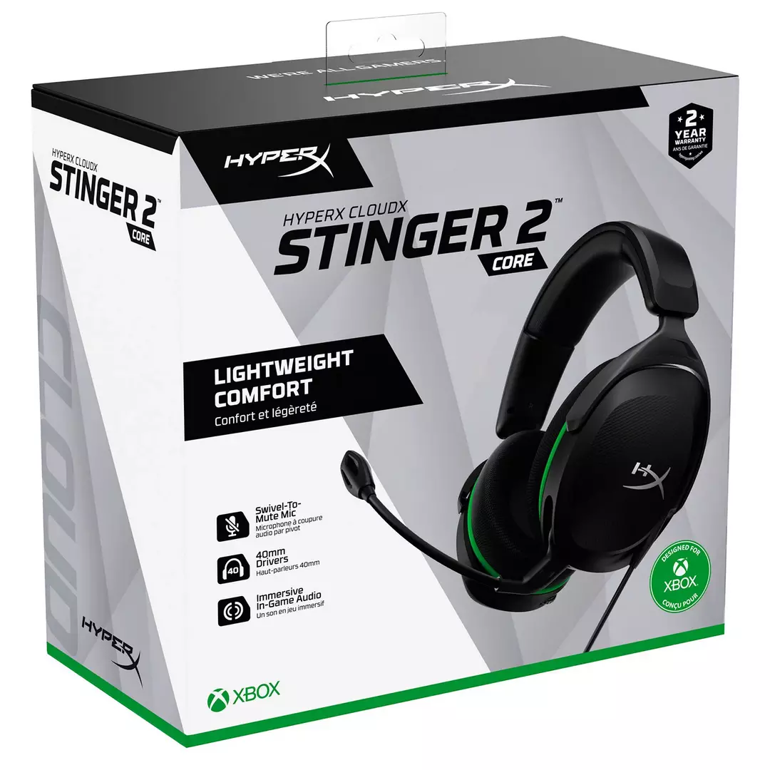 Наушники HyperX CloudX Stinger 2 Core Xbox 6H9B8AA Black - ForteMarket Наушники HyperX CloudX Stinger 2 Core Xbox 6H9B8AA Black купить,25710