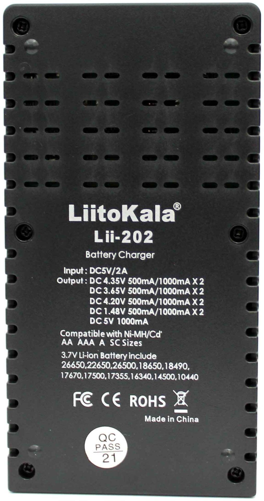 Зарядное устройство Liitokala «Lii-202» купить,4420