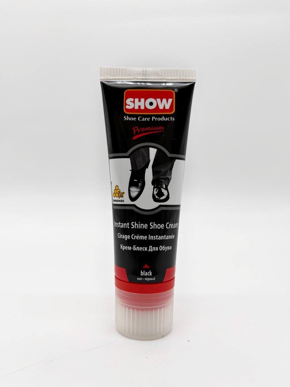 Средство для чистки обуви SHOW крем черный, Shoe Care Products Instant Shine Shoe Cream купить,857
