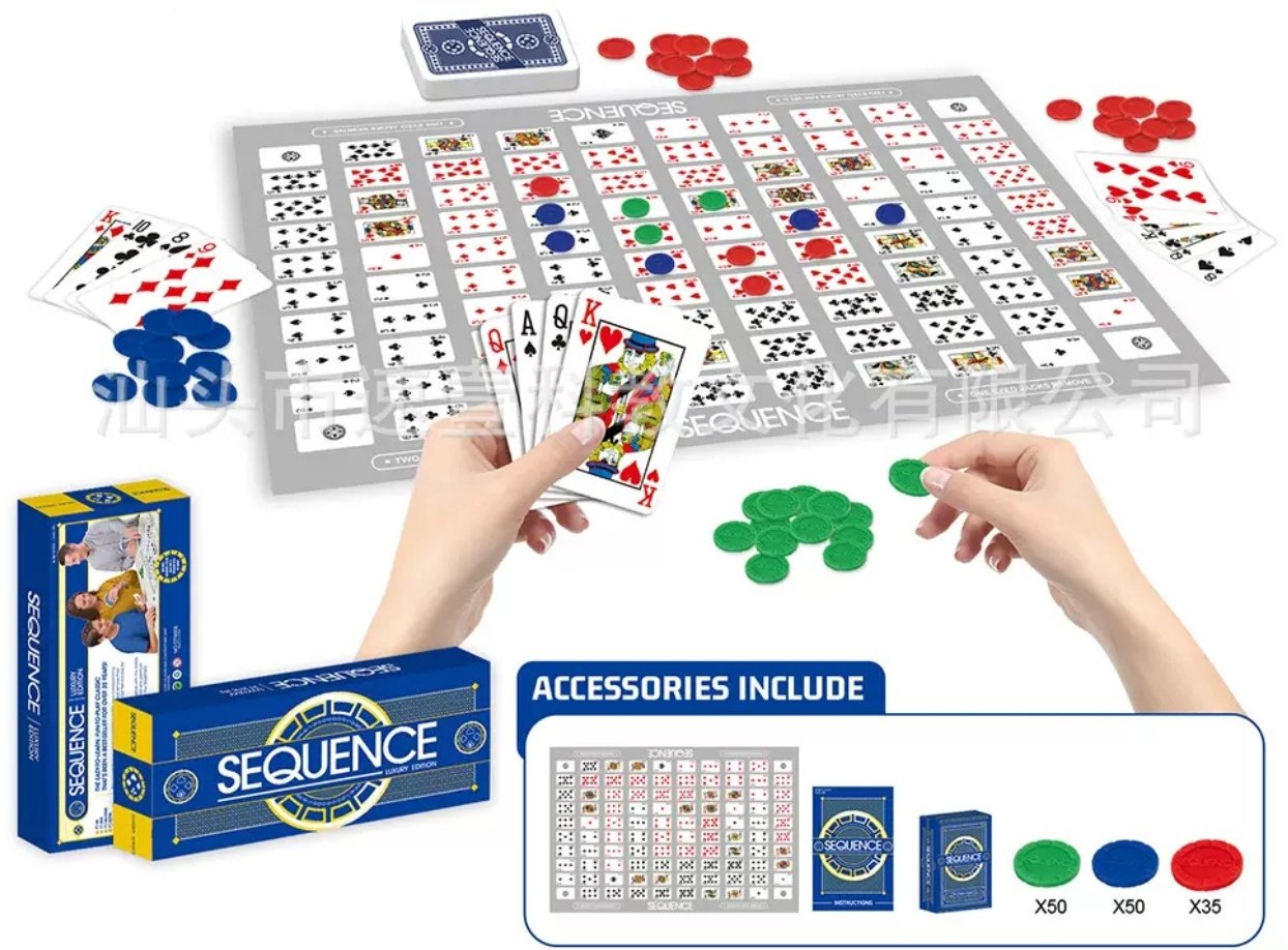 Настольная игра JAX SEQUENCE купить,6007