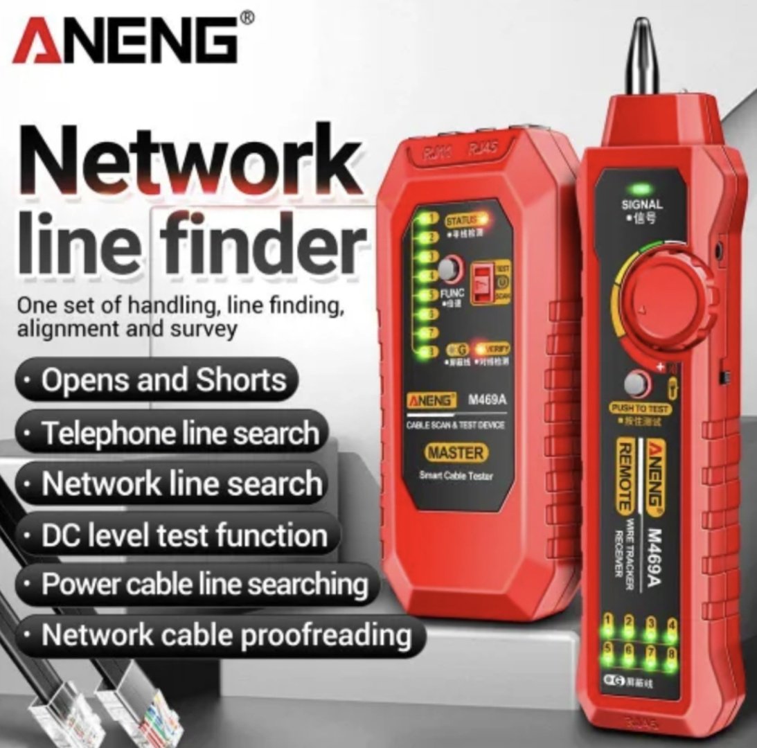 ANENG кабельный тестер M469A, аналоговый купить,8320