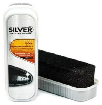 Средство для чистки обуви Silver губка черный, 15000006448 купить,1001