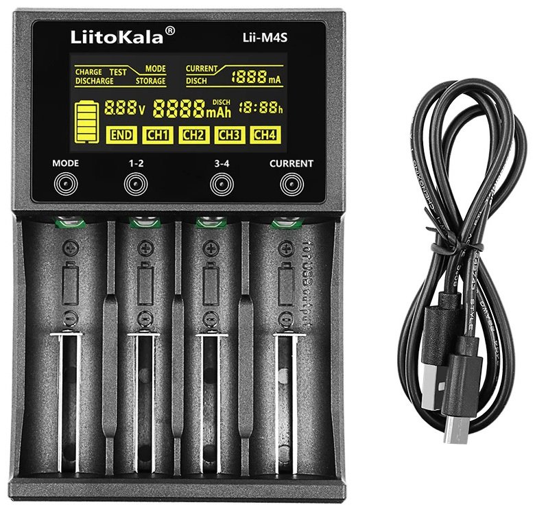 Зарядное устройство LiitoKala Lii-M4S купить,21432