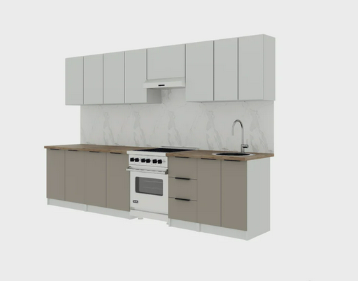 Кухонный гарнитур Эконом 3200 капучино