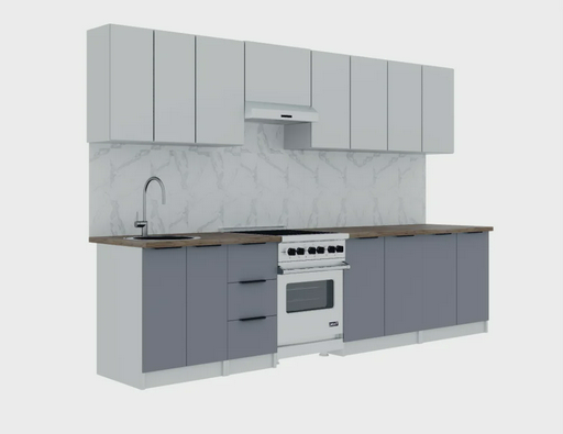 Кухонный гарнитур Эконом 3200 титан