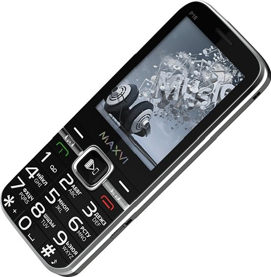 Мобильный телефон Maxvi P18 Black купить,NaN