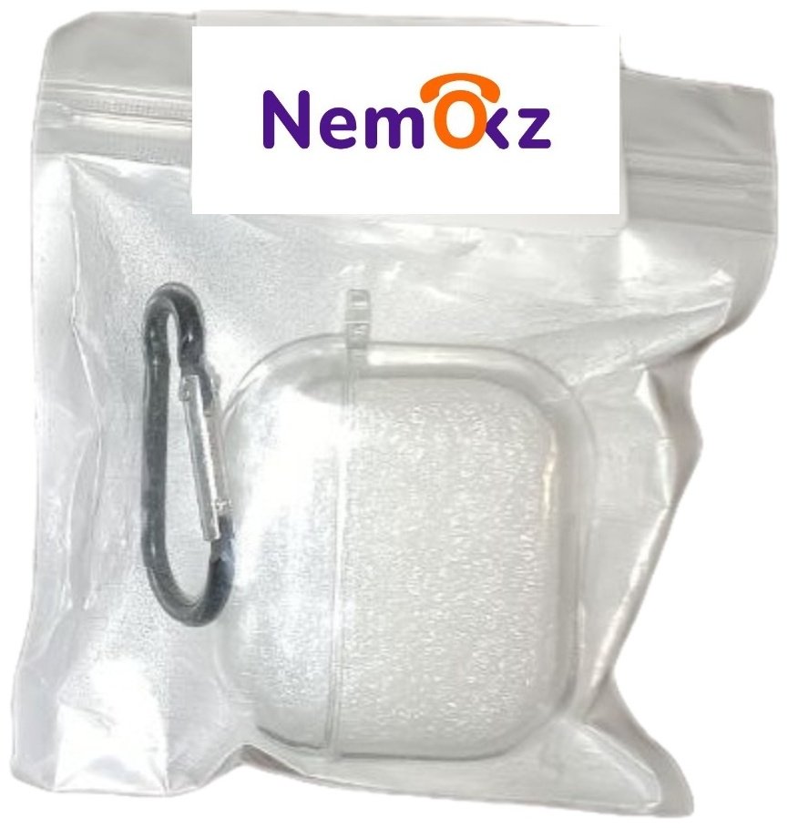 Чехол Nemo.kz для Apple AirPods 4 прозрачный