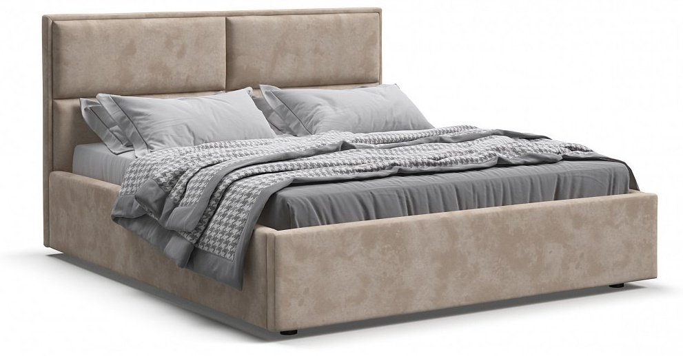 Кровать Divan Boss Divan Boss Mila двуспальная, 160x200 см (с матрасом, подъёмный механизм) бежевый - ForteMarket Кровать Divan Boss Divan Boss Mila двуспальная, 160x200 см (с матрасом, подъёмный механизм) бежевый купить,NaN