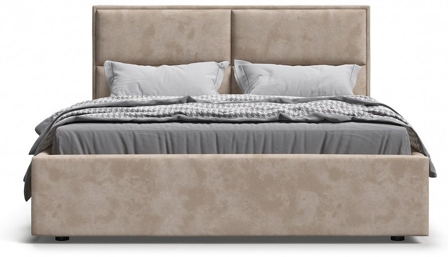 Кровать Divan Boss Mila двуспальная, 160x200 см (без матраса, подъёмный механизм) бежевый - ForteMarket Кровать Divan Boss Mila двуспальная, 160x200 см (без матраса, подъёмный механизм) бежевый купить,NaN