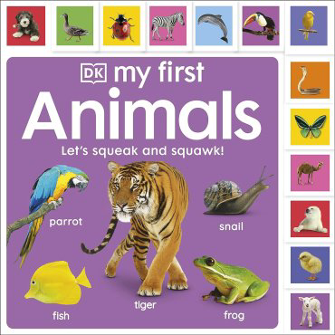 Книга My First Animals Let's Squeak and Squawk купить,NaN