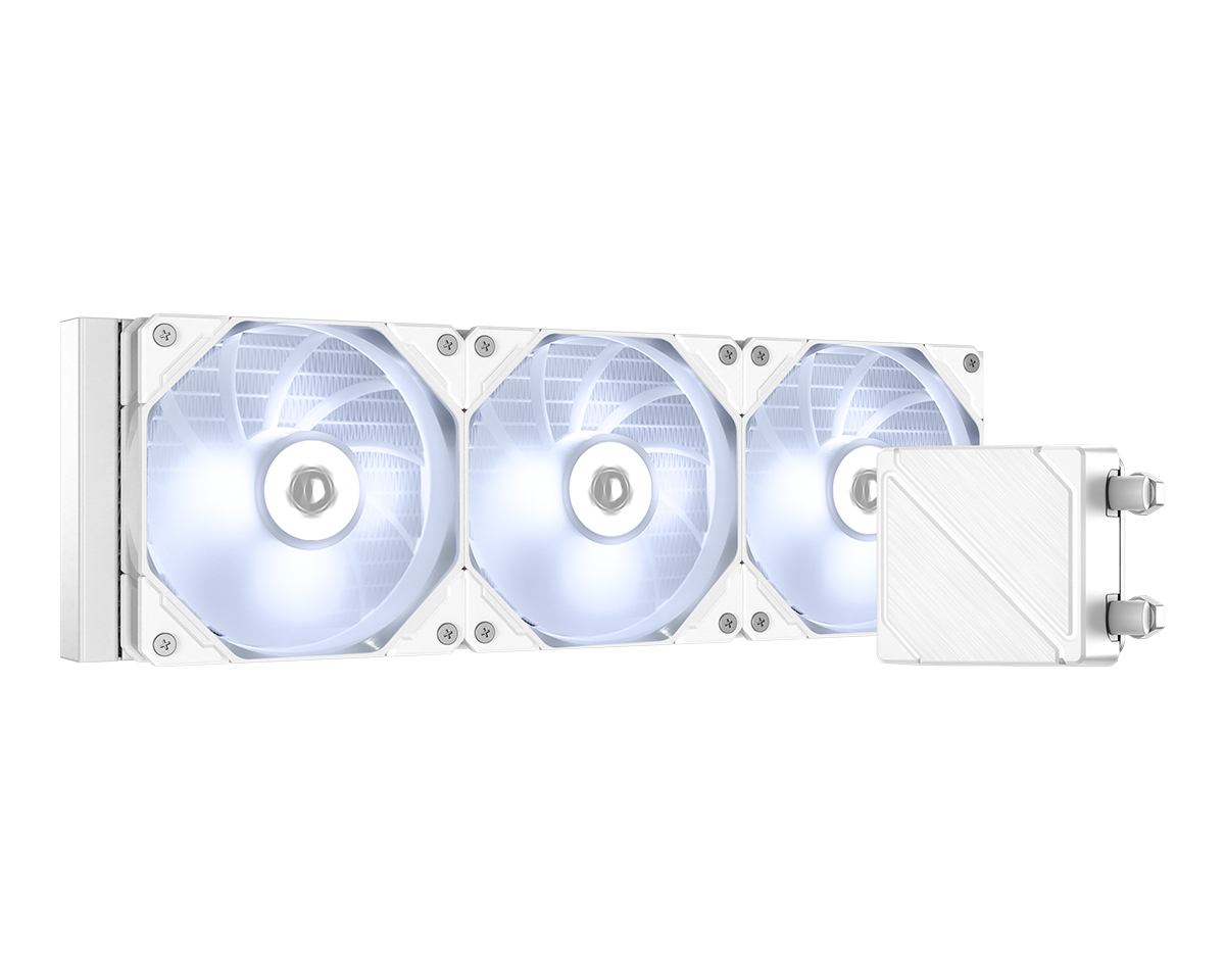 Система водяного охлаждения ID-Cooling Dashflow 360 Basic ID-CPU-AURAFLOW-X-240-EVO-SNOW White  