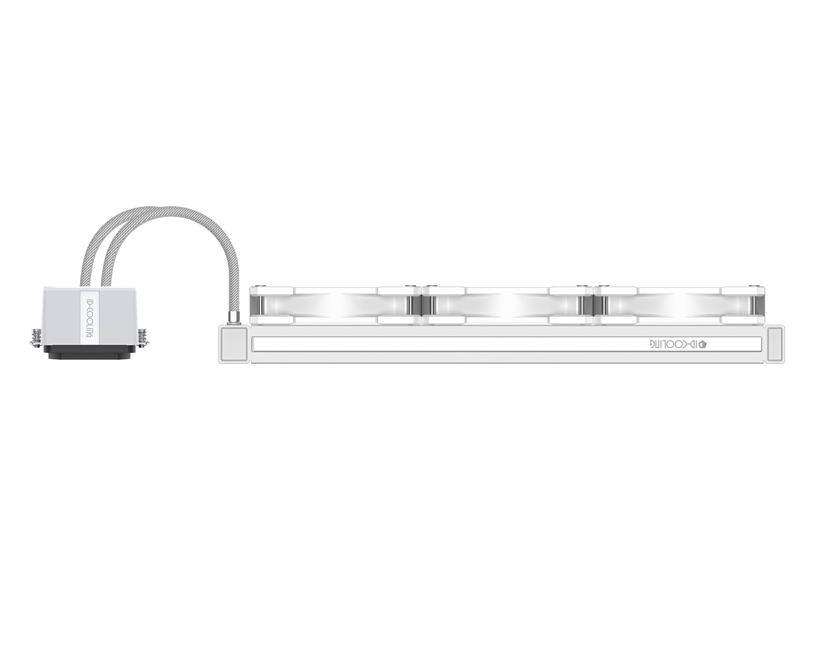 Система водяного охлаждения ID-Cooling Dashflow 360 Basic ID-CPU-AURAFLOW-X-240-EVO-SNOW White   купить,0