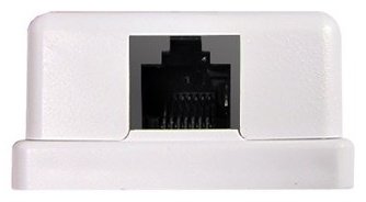 SHIP встраиваемая A184-1, компьютерный (RJ45) цвет белый