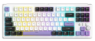 Клавиатура MAGEGEE SKY87 White-Violet