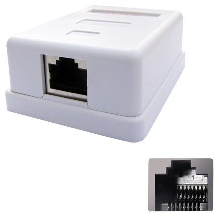 SHIP встраиваемая A185-1, компьютерный (RJ45) цвет белый купить,NaN