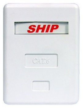 SHIP встраиваемая A185-1, компьютерный (RJ45) цвет белый купить,NaN