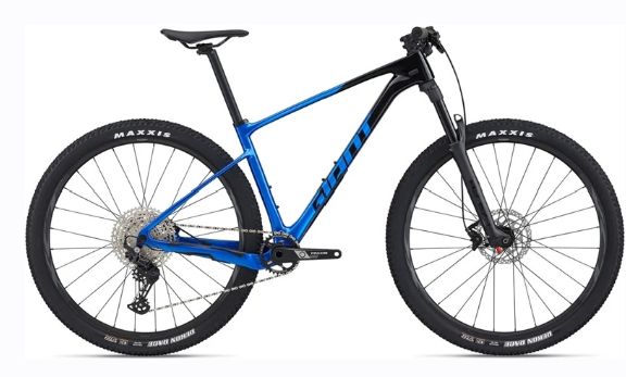 Велосипед Giant XTC Advanced 29 3-GU 29" S-24 2022 черно-синий