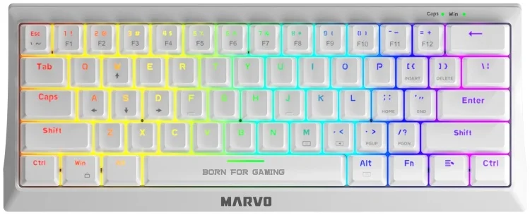 Клавиатура MARVO KG962G White