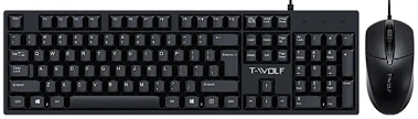 Клавиатура  T-WOLF TF500 Black