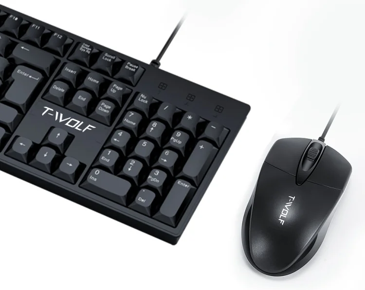 Клавиатура T-WOLF TF500 Black - ForteMarket Клавиатура T-WOLF TF500 Black купить,0