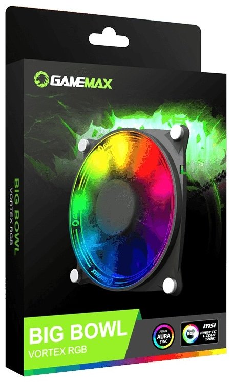 Вентилятор для корпуса Вентилятор Game Max GMX-12RBB