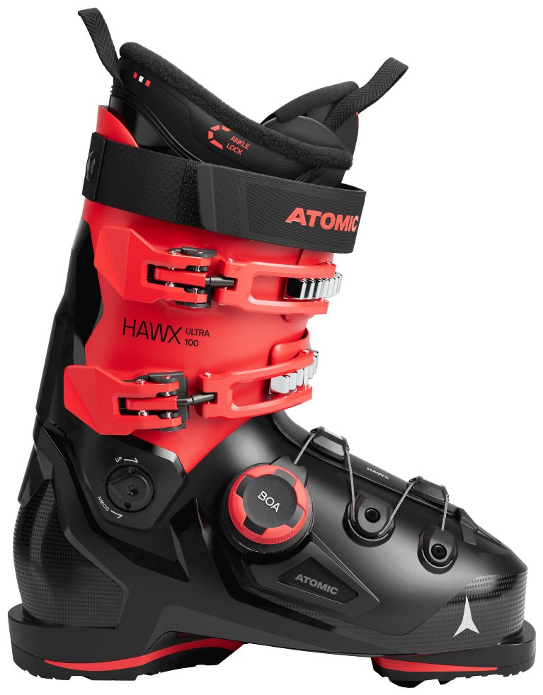Ботинки для лыж Atomic Hawx Ultra 100 Boa, AE5032060 черный, красный 42.5