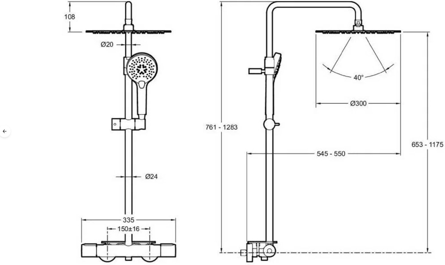 Jacob Delafon душевой набор (гарнитур) Metro E26589-CP - ForteMarket Jacob Delafon душевой набор (гарнитур) Metro E26589-CP купить,447200