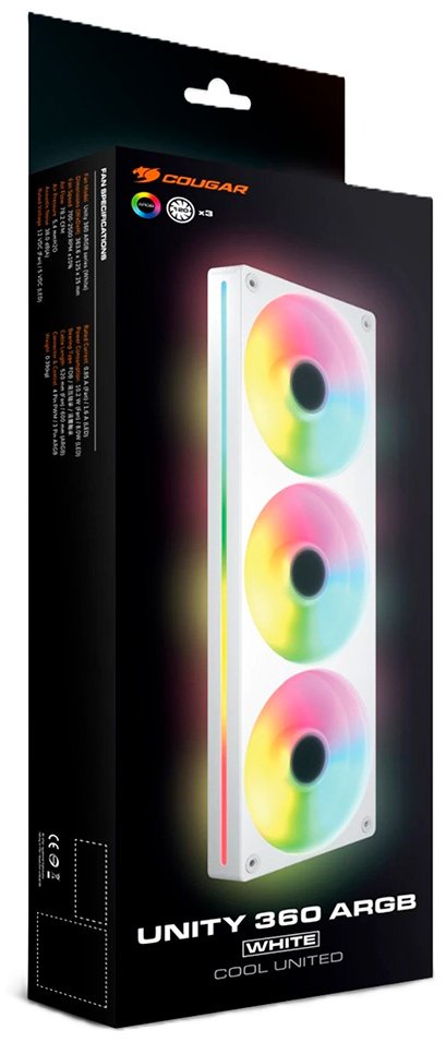Вентилятор для корпуса COUGAR CF-UN360FW-RGB купить,NaN