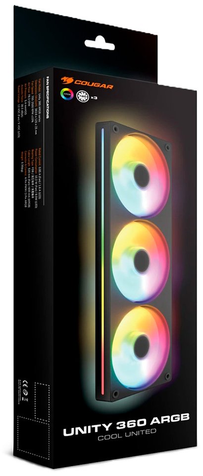 Вентилятор для корпуса COUGAR CF-UN360FB-RGB купить,NaN
