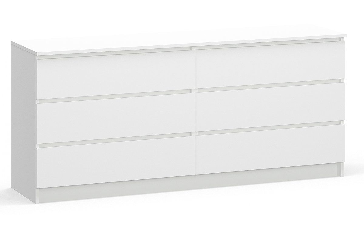 Комод Мебель-Сервис К-160 SZ6 CLP белый купить,NaN