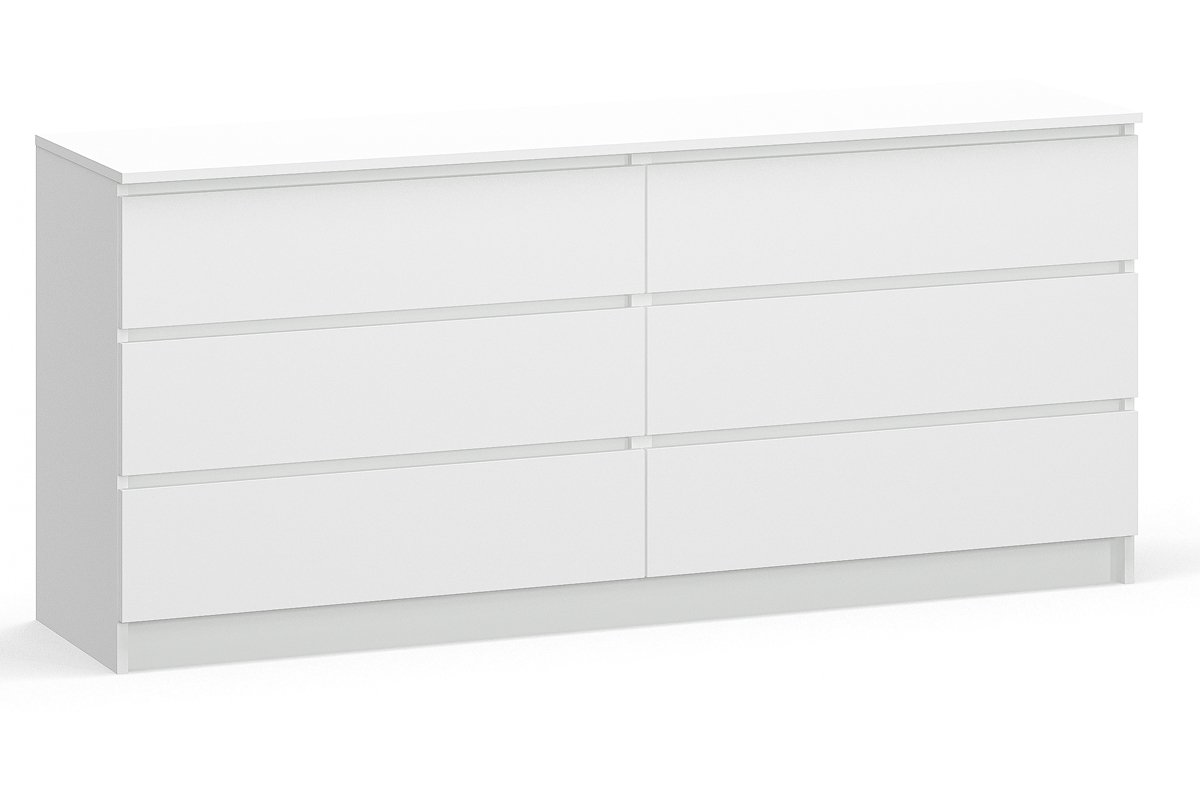 Комод Мебель-Сервис К-160 SZ6 CLP белый купить,NaN