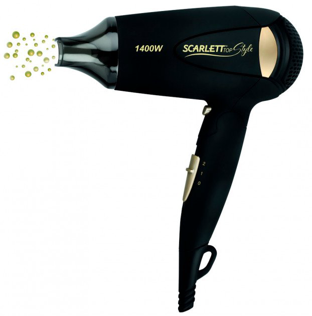 Фен Scarlett SC-HD70IT10 черный купить,12467