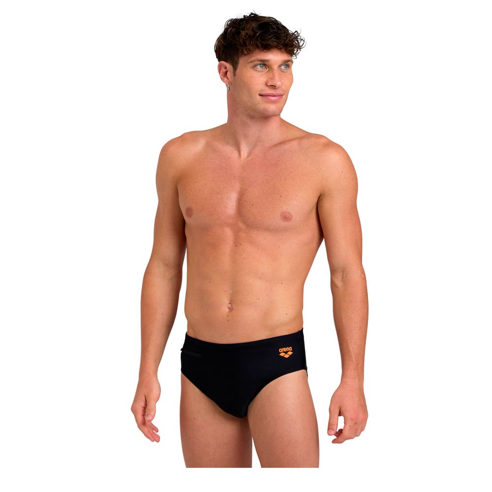 Плавки мужские Arena Zip Swim Brief 006259500 черные 75