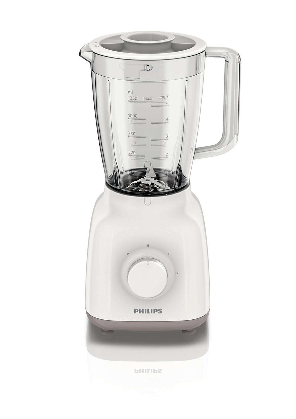 Блендер Philips HR2102/00 белый 