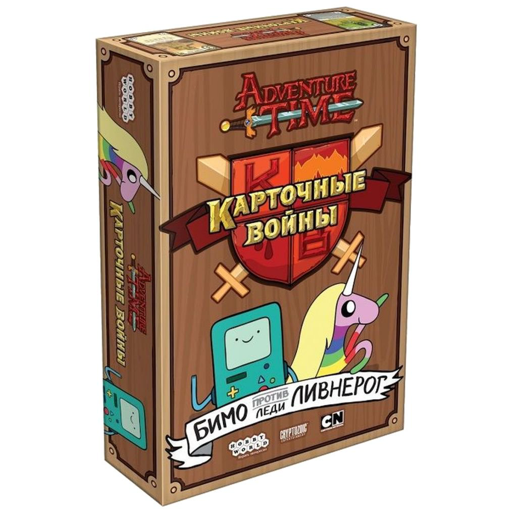 Настольная игра Hobby World Время приключений Карточные войны Бимо против Леди Ливнерог купить,NaN