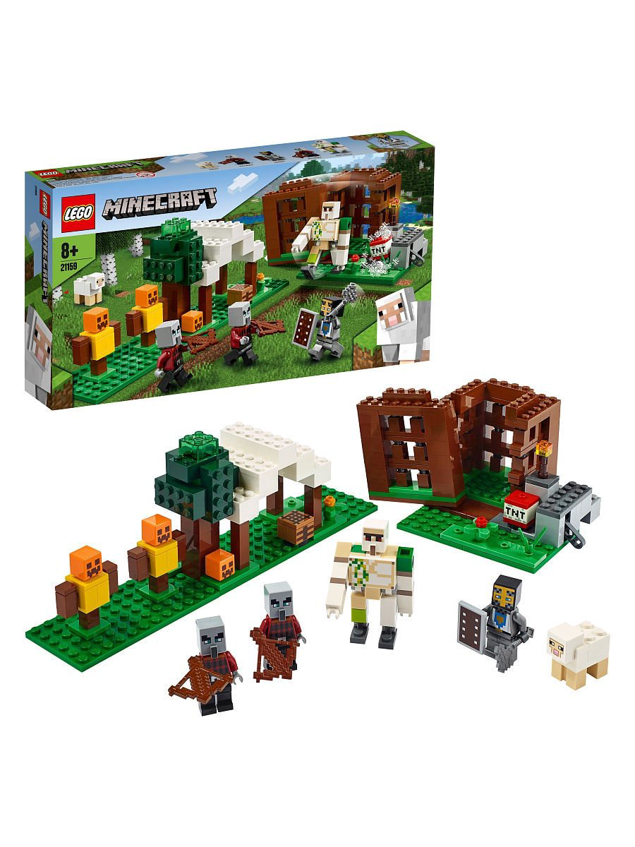 Конструктор Lego Minecraft Аванпост разбойников 21159 купить,NaN