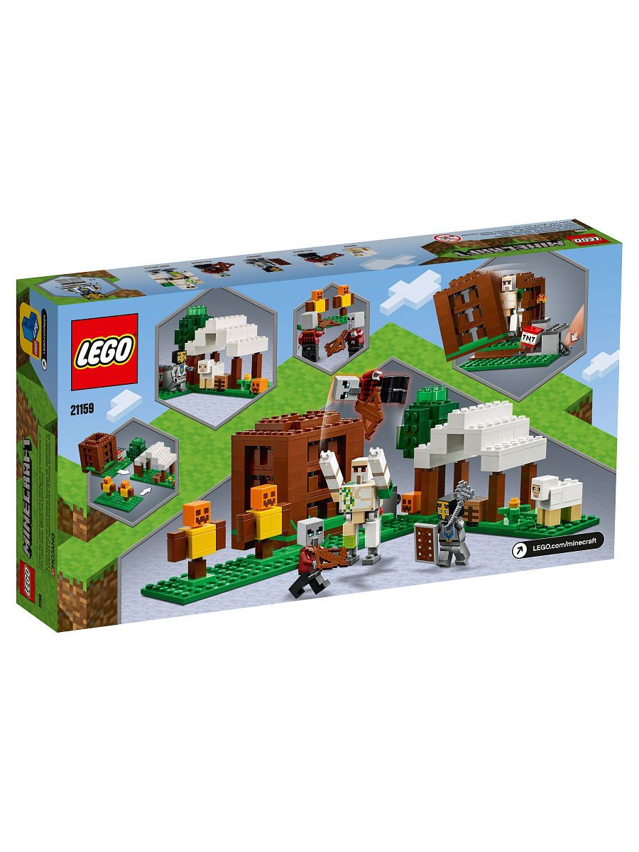 Конструктор Lego Minecraft Аванпост разбойников 21159 купить,NaN