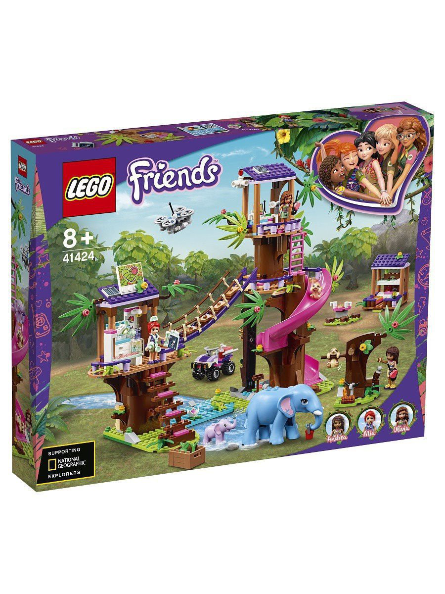 Конструктор Lego Friends Джунгли штаб спасателей 41424 купить,NaN