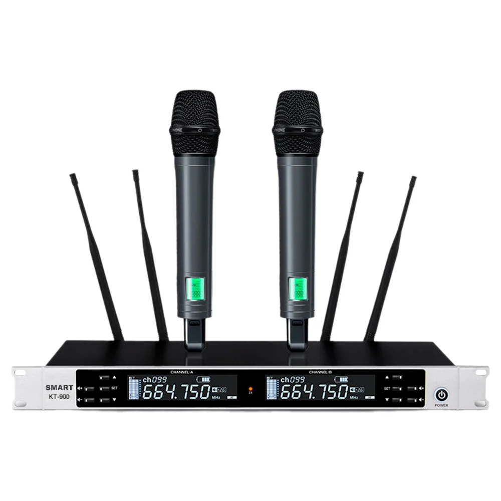 Двухканальная радиосистема Smart KT-900 серая