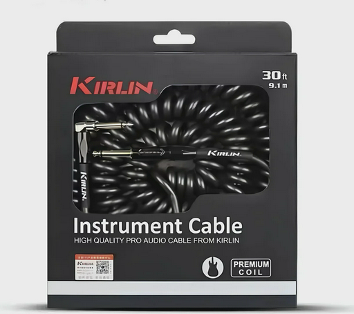 Кабель инструментальный Kirlin IPK-222BFGL/BKE 9.1м черный