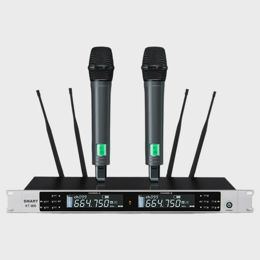 Двухканальная радиосистема Smart KT-900 серая