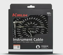 Кабель инструментальный Kirlin IPK-222BFGL/BKE 9.1м черный
