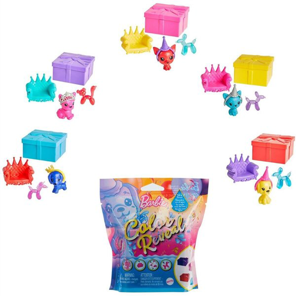Игровой набор Barbie  Colour Reveal Тайный питомец купить,NaN
