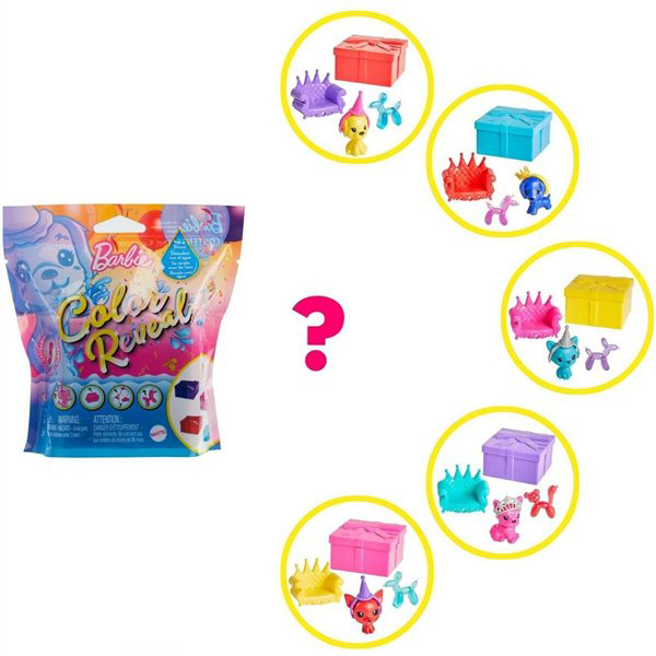 Игровой набор Barbie  Colour Reveal Тайный питомец купить,NaN