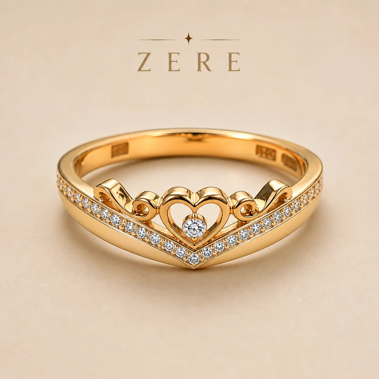 Кольцо Zere ZR030506 золото 1.96гр 19р купить,167700